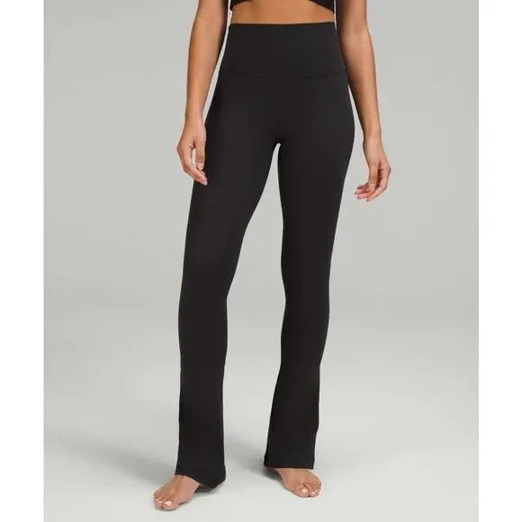 LULULEMON Align High-Rise Mini Flare Pant 32" Black Yoga Active Women's 4